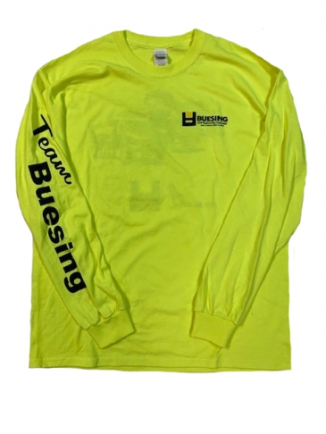 Yellow Trucking Graphic Long Sleeve T-Shirt
