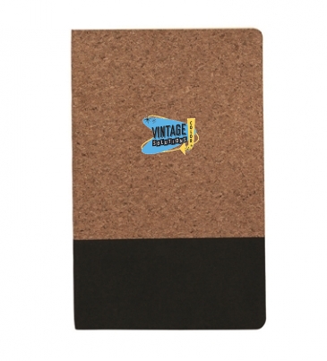 Boardwalk Two-Tone Cork Junior Notebook
