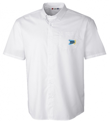 Clique Avesta Stain Resistent Mens Short Sleeve Button Down Shirt