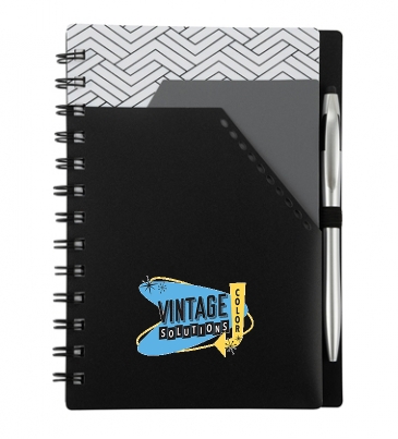 Trapezoid Junior Notebook w/ Stylus Pen