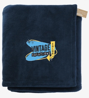 Recycled PET Oversized Coral Fleece Blanket