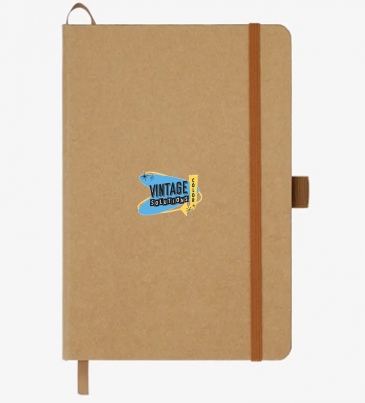 5.5" x 8.5" Washable Kraft Stone Bound JournalBook