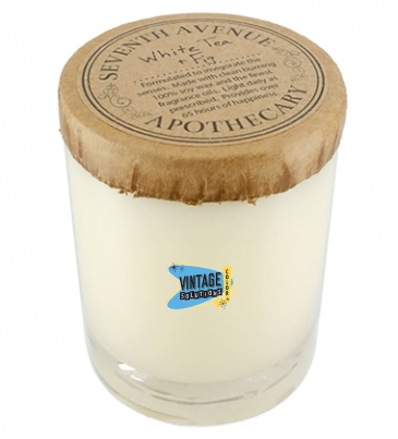 Seventh Avenue Apothecary White Tea and Fig 11 oz Glass Jar Candl