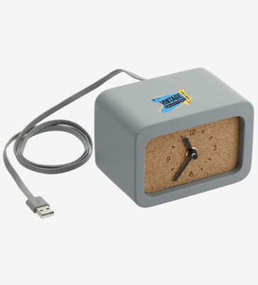 Set in Stone Wireless Charging Desk Clock