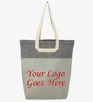 Recycled Cotton U-Handle Book Tote