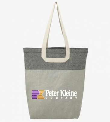 Recycled Cotton U-Handle Book Tote