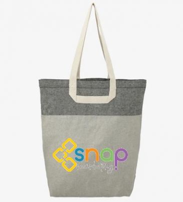 Recycled Cotton U-Handle Book Tote