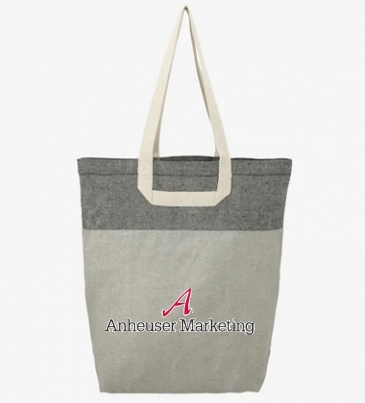 Recycled Cotton U-Handle Book Tote