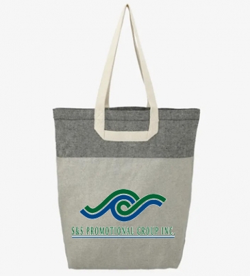 Recycled Cotton U-Handle Book Tote