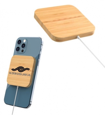 Mag Max Bamboo Magnetic Wireless Charger