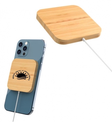 Mag Max Bamboo Magnetic Wireless Charger