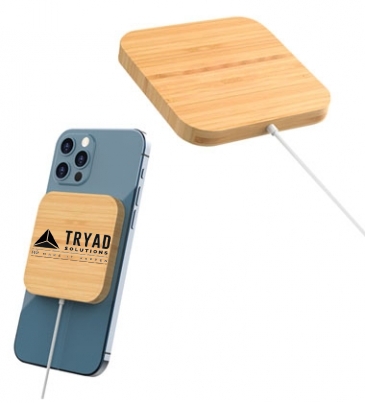 Mag Max Bamboo Magnetic Wireless Charger