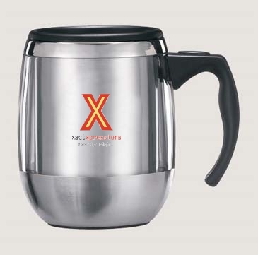 14 oz. VisionSteel Office Mug with Lid