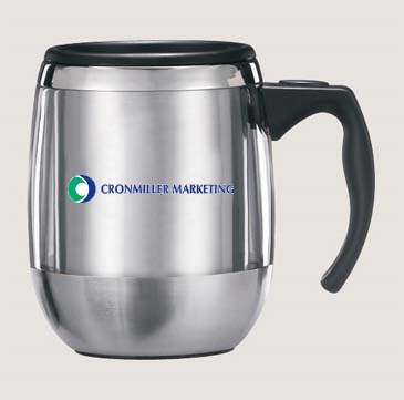 14 oz. VisionSteel Office Mug with Lid