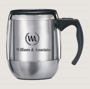 14 oz. VisionSteel Office Mug with Lid