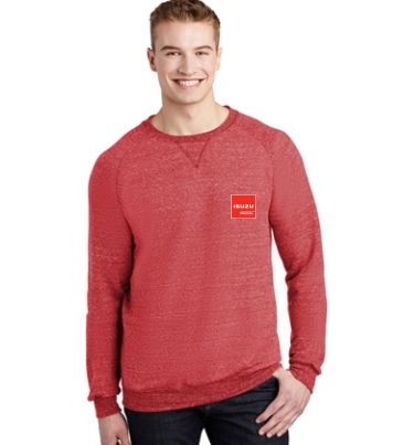 JERZEES ® Snow Heather French Terry Raglan Crew