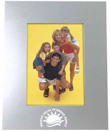 5 x 7 Matte Brushed Silver Frame