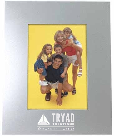 5 x 7 Matte Brushed Silver Frame