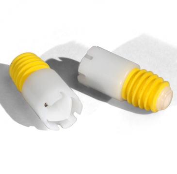 Yellow /White Stopper 1  Liter Bottle