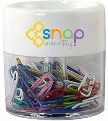 Round Paper Clip Dispenser