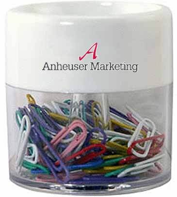 Round Paper Clip Dispenser