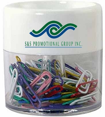 Round Paper Clip Dispenser