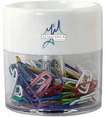 Round Paper Clip Dispenser