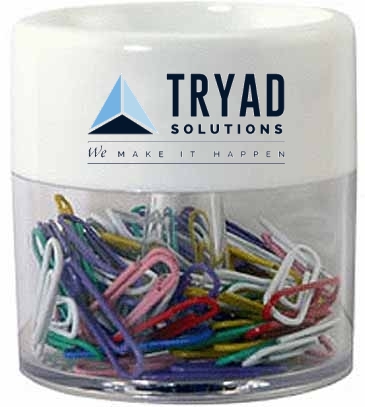 Round Paper Clip Dispenser