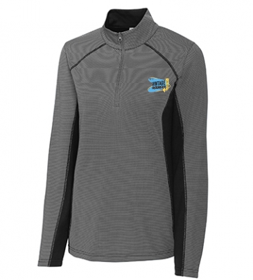 Clique Ice Pique Colorblock Womens Half-Zip Tech Pullover Top