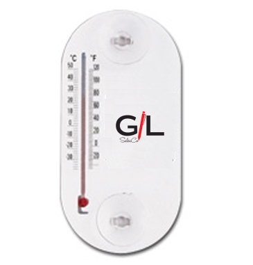 Acrylic Oval Temperature Gauge