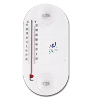 Acrylic Oval Temperature Gauge