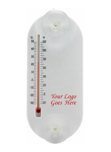 Large Acrylic Oval Temperature Gauge