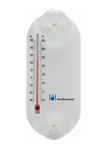 Large Acrylic Oval Temperature Gauge