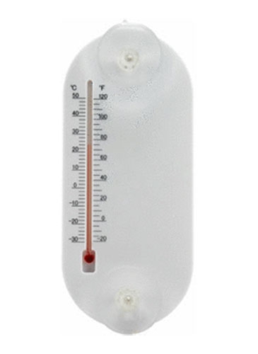 Large Acrylic Oval Temperature Gauge