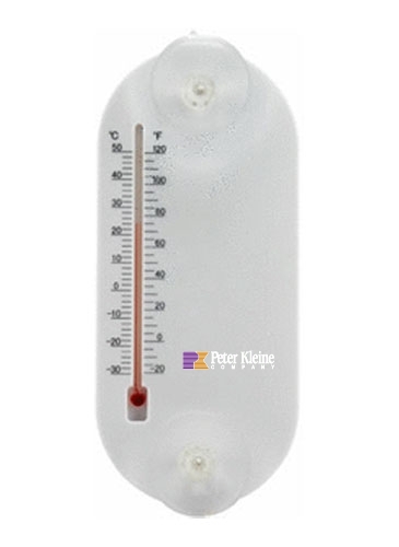 Large Acrylic Oval Temperature Gauge