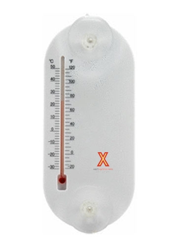 Large Acrylic Oval Temperature Gauge