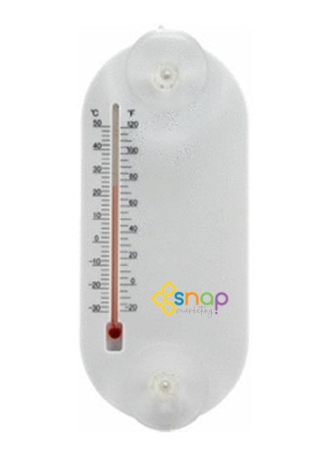 Large Acrylic Oval Temperature Gauge