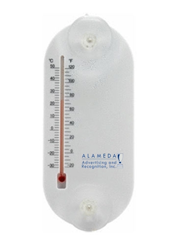 Large Acrylic Oval Temperature Gauge