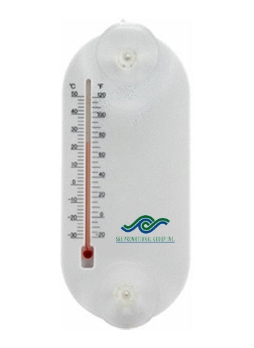 Large Acrylic Oval Temperature Gauge