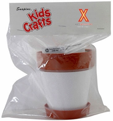 Clay Color Plastic Planter