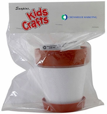 Clay Color Plastic Planter