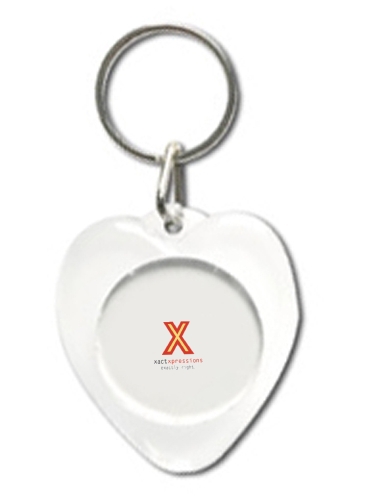 Snap-in Heart Keytag