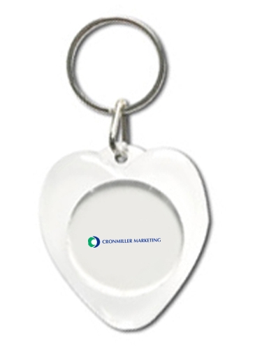 Snap-in Heart Keytag