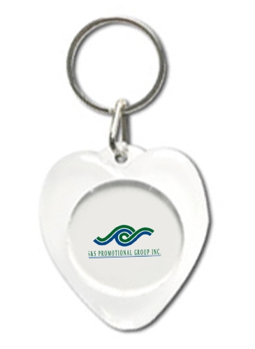 Snap-in Heart Keytag
