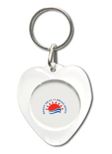 Snap-in Heart Keytag