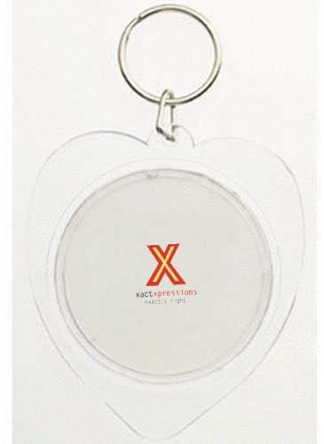 Snap-in Heart Keytag