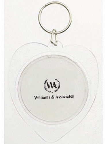 Snap-in Heart Keytag