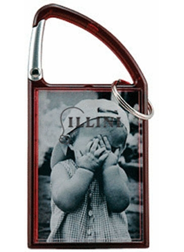 Carabiner Snap-In Photo Keytag