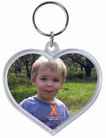 Snap-in Heart Keytag