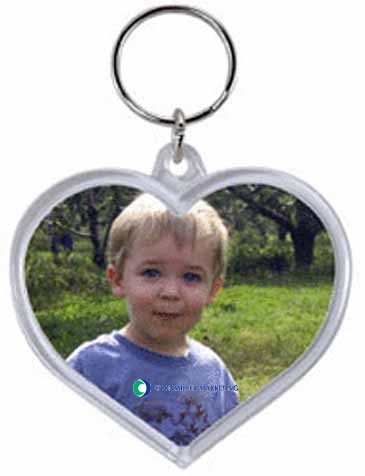 Snap-in Heart Keytag